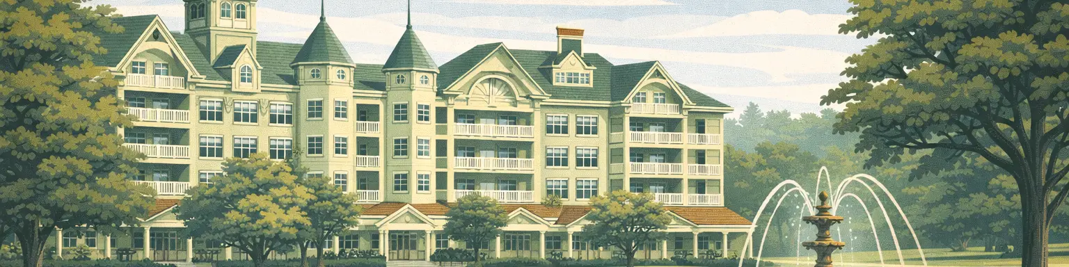 SSR resort illustration